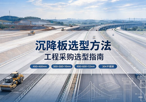 立山沉降板选择方法